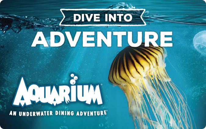 Aquarium gift card