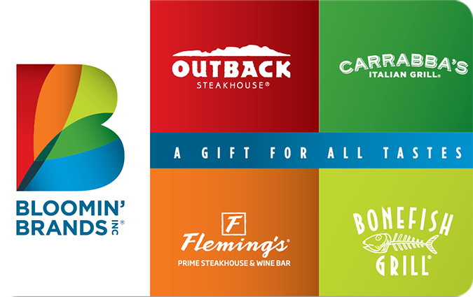 Bloomin Brands gift card