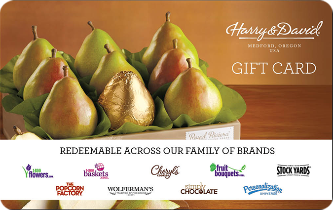 Harry & David gift card