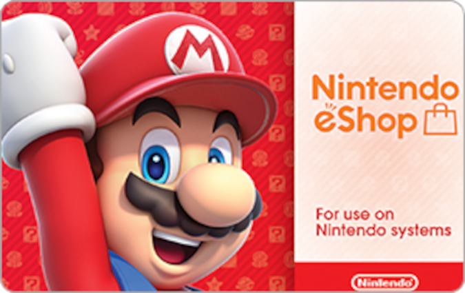 Nintendo eShop gift card