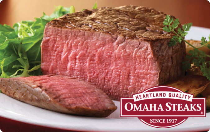 Omaha Steaks gift card