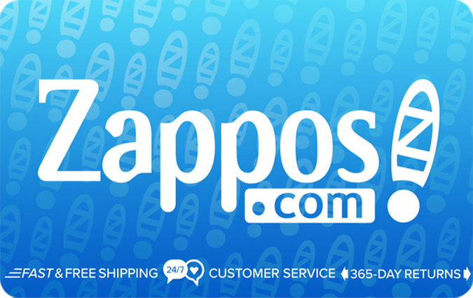 Zappos.com gift card