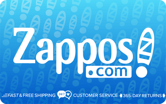 Zappos gift card