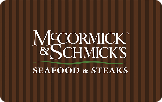 McCormick & Schmick's gift card