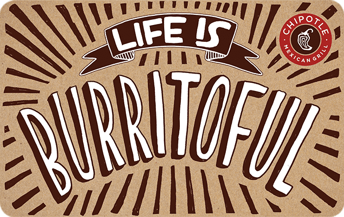 Chipotle gift card