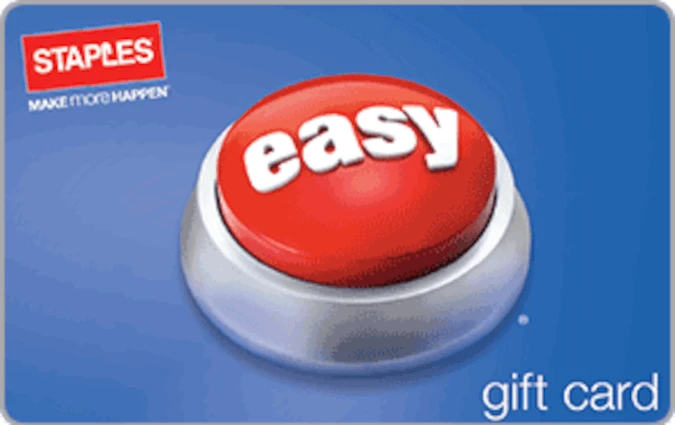 staples gift card balance