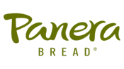 Panera Bread logo in green font on a transparent background.