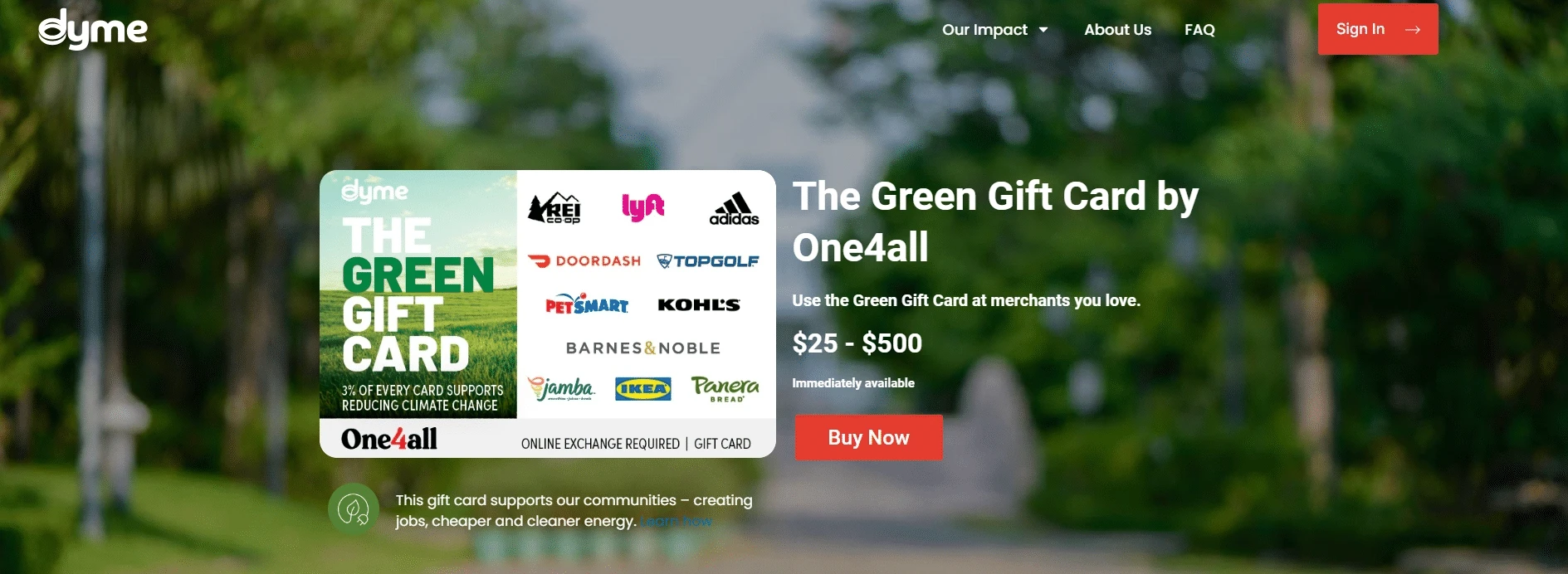 One4All Gift Card